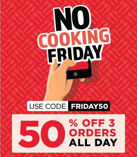 deepigoyal's tweet photo. Dubai folks, today there are 3 reasons to celebrate. Make the most of No Cooking Friday. 😇
#NoCookingFriday https://t.co/vUkOsly44J