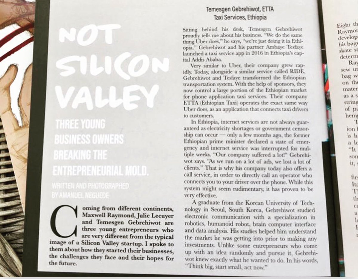 TataRachel_Fr's tweet image. ☕️🗞«Not Silicon Valley ! Three young business owners breaking the entrepreneurial mold.»
__
Thank you @PeacockPlumeFR &amp;amp; @neguede for this press article about @tata_rachel_paris ❤️
#entrepreneur #womanentrepreneur #pressarticle #reportage #business #tatarachel #tatarachelparis