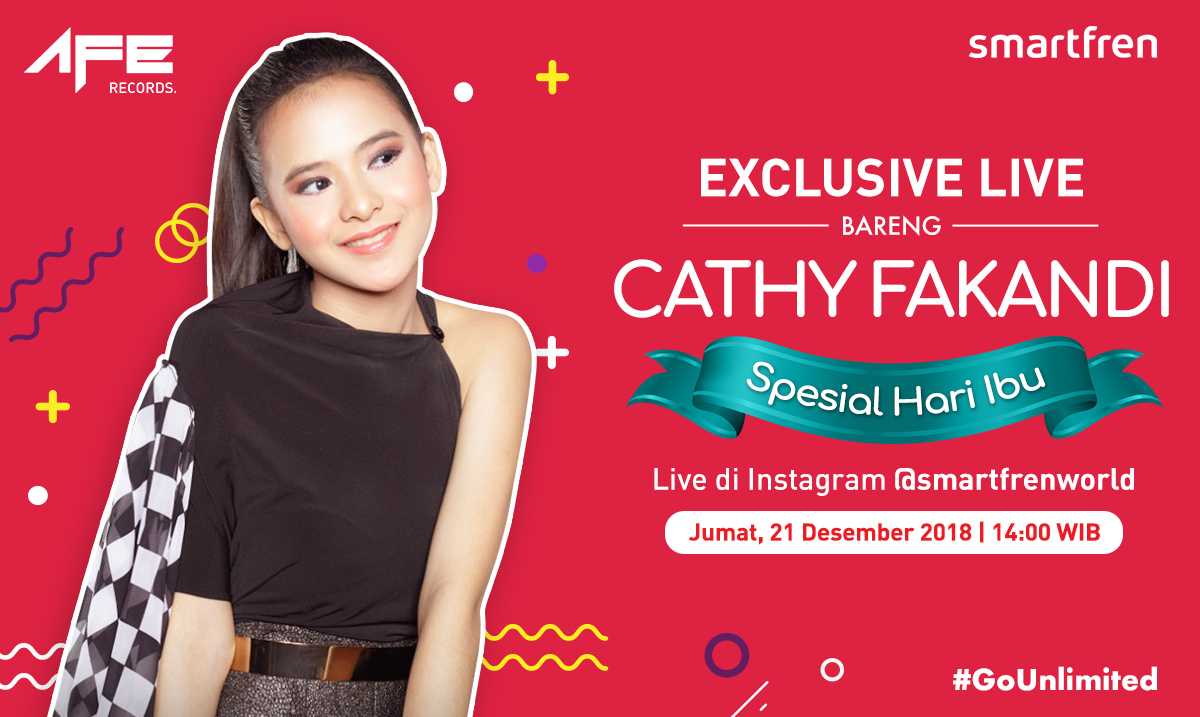 Yuk kepoin si cantik <a href="/Cathy_nff/">cathy fakandi</a> siang ini jam 14.00 WIB dalam exclusive live interview spesial Hari Ibu cuma di Instagram <a href="/smartfrenworld/">smartfren</a>. Kamu bebas nanya-nanya deeh, jangan lupa ya! #GoUnlimited