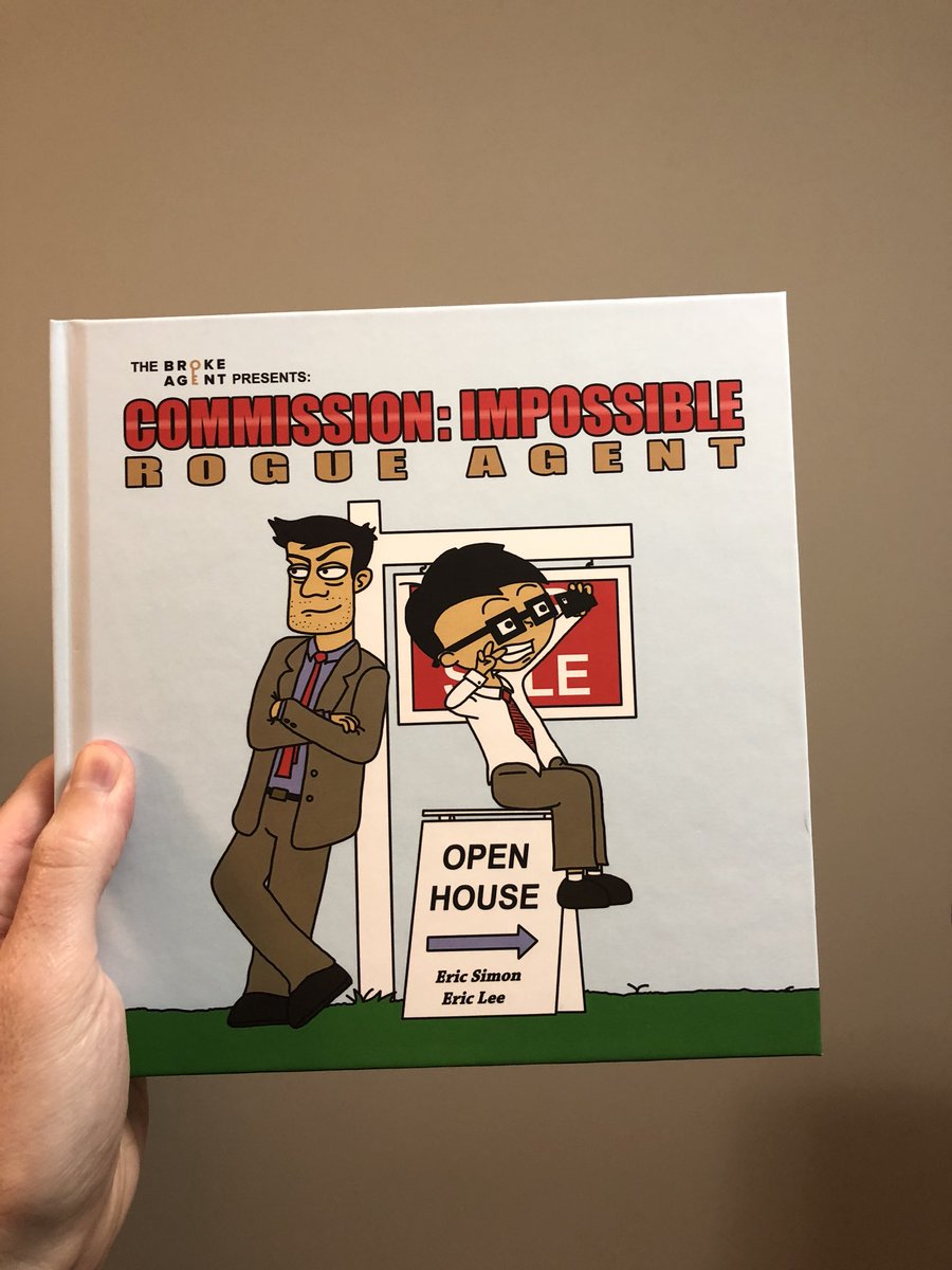 TheBrokeAgent's tweet photo. My book has arrived from the printer. Coming soon 👀 #CommissionImpossible https://t.co/vTyQg2mczp