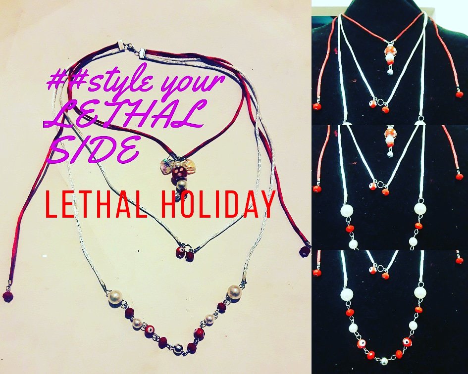 ZAttraction's tweet image. #lethalattractionz Have a lethal holiday. #StringZ #shop your #Accesories #handmadeisbetter #handmadejewelry .#funkyfashion. #Designer