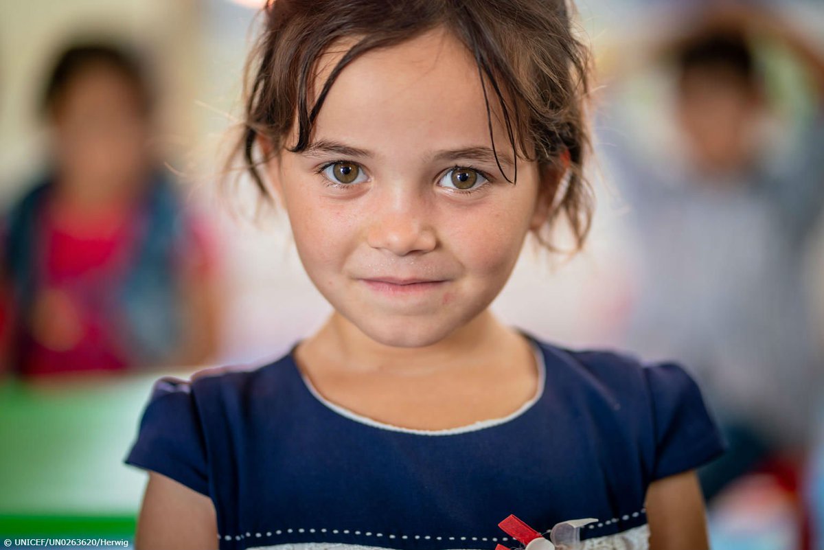 UNICEF (@unicef) on Twitter photo “My favourite colour is red and red is for apples. I want to be a teacher just like mine,“ says six-year-old Manal. 🍎
She’s part of the first generation of children born in Za'atari Refugee Camp starting school this year. <a href="/UNICEFJordan/">UNICEF Jordan - يونيسف الأردن</a>
#AChildIsAChild #ChildrenUprooted “My favourite colour is red and red is for apples. I want to be a teacher just like mine,“ says six-year-old Manal. 🍎
She’s part of the first generation of children born in Za'atari Refugee Camp starting school this year. <a href="/UNICEFJordan/">UNICEF Jordan - يونيسف الأردن</a>
#AChildIsAChild #ChildrenUprooted