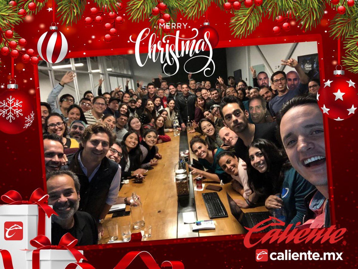 El equipo Caliente.mx!
The Caliente.mx team!
Felices fiestas!
<a href="/calientesports/">Caliente Sports</a>