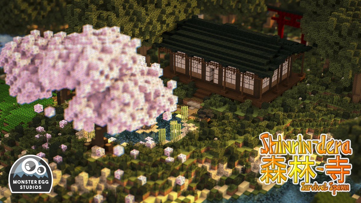 MonsterEggMC's tweet image. This survival spawn is simply gorgeous and exciting! Enjoy custom textures, paintings, weapons etc @Minecraft #minecraft @MES_Builders