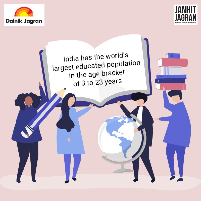 JanhitJagran's tweet photo. #JanhitJagran is happy to share facts about our positive India with you. Keep following.

#PowerOfChange #SaatSarokar #EducationSociety #GrowthMindset #PadhegaIndia #BadhegaIndia #YesToProgress https://t.co/iMY5ooHGSC