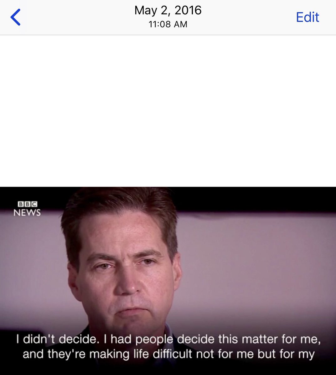 For the record I was IMMEDIATELY interested in listening to what Craig had to say back in 2015 but still unconvinced. Then my personal life got in the way.Have slowly but meticulously been acquiring evidence ever since.By 2017 everything began making more sense.