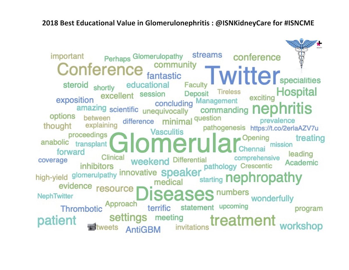 nephondemand's tweet photo. 12.2: The 🥇winner for Best Educational Value in •Glomerulonephritis• is @ISNkidneycare for #ISNCME
🥈: @Nephcure for #PodocyteMeeting
🥉: The Int'l Society of IgA Nephropathy for #iigann2018
Congratulations to all the winners. Many thanks for educating all of us #nephforward https://t.co/aAuZV4XgI6