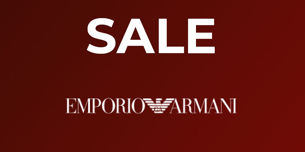 emporio armani sale