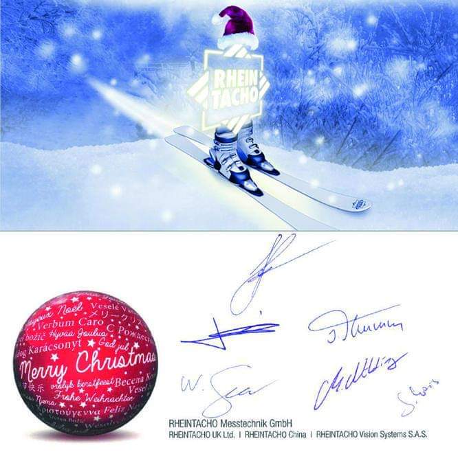 #Rheintacho says thanks for all the support this year. We wish you all Merry Christmas and a good start in the new year. #stroboskope #speedsensor