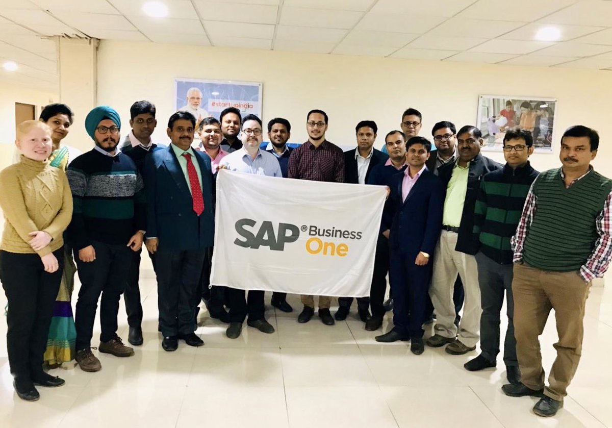 anil_marali's tweet photo. Successful completion of Train the Trainers workshop for NSIC Team under #BharatERP Program by @neelesh_bhide @fzaidi5 from @SAPIndia ✨It’s new beginning for the trainers: wish you all the best👍

#SAPBusinessOne @minmsme @NSICLTD @SAPBusinessOne #TheBestRun #SAP https://t.co/oCjiBKr16V