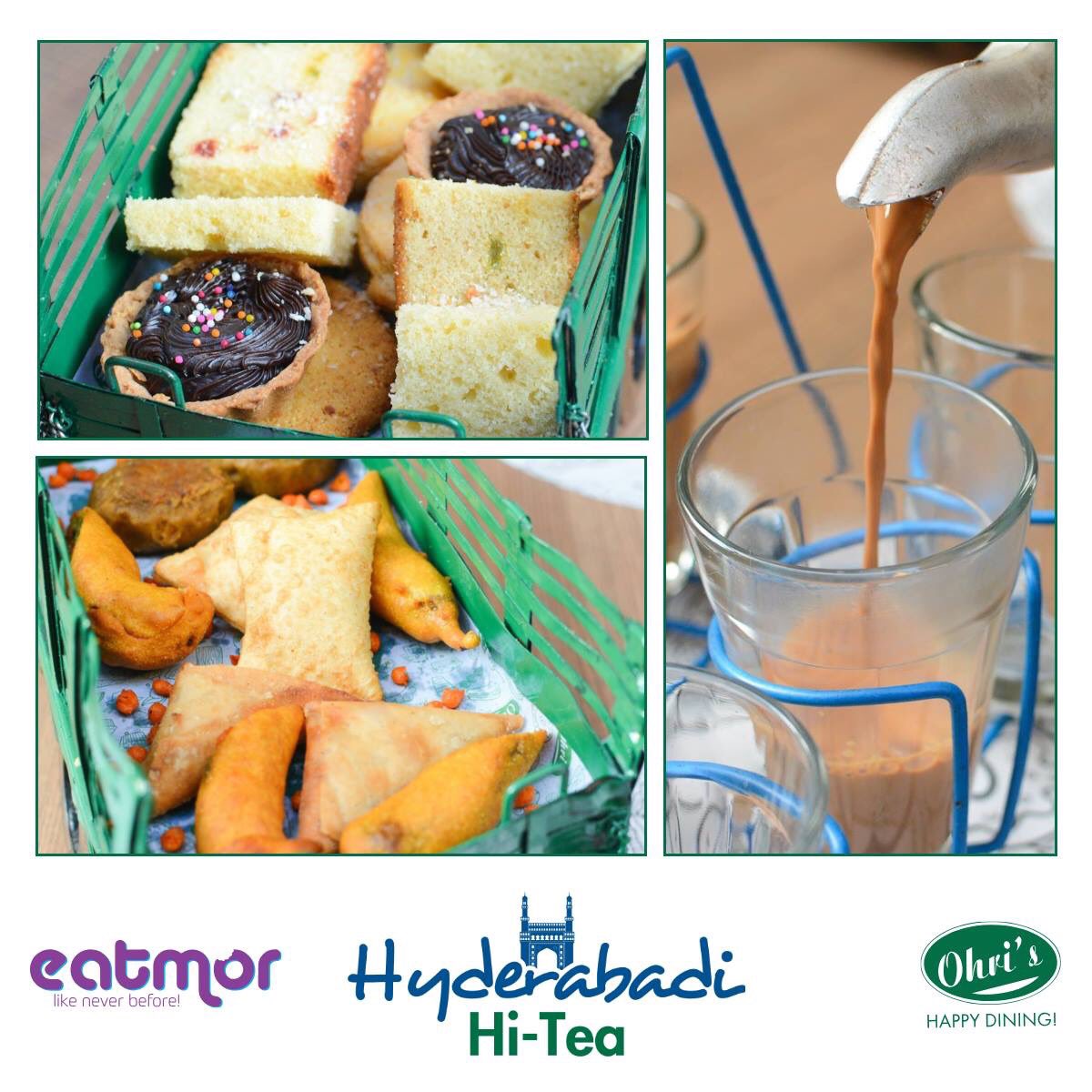 ohrisindia's tweet photo. A wintry weather calls for a cup of hot tea along with scrumptious snacks! From hot Cut Mirchis, delicious Samosas to flavorful Shami Kebab, we've got it all!
Drop in between 4 pm - 7 pm at Ohri's Eatmor, Banjara Hills!
#Hyderabadi #Hitea #Snacks #Eatmor #Ohris #HappyDining https://t.co/KPpsDn30lA