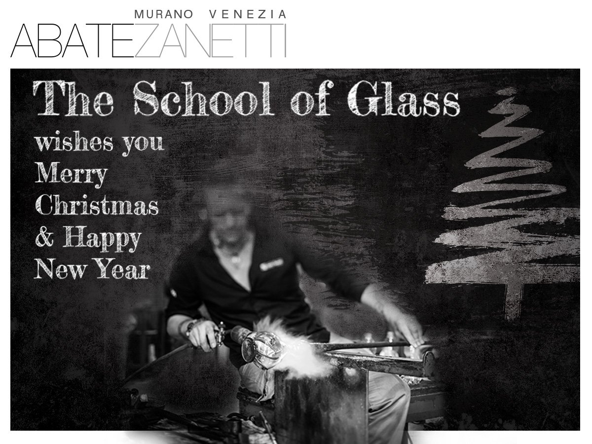 AbateZanetti's tweet photo. The School of Glass wishes all of you a merry Christmas and a happy new year. 🎅🏻🎄 https://t.co/h3ezadQzg0