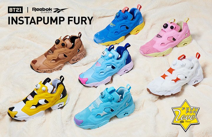 Lavar ventanas Ambientalista Inyección RIN Shop🦔 on Twitter: "❤BT21 New Item order❤ BT21 x Reebok collaboration  👟 'BT21 INSTAPUMP FURY' 'BRIDGE 2.0' 'COMPLETE 2LCS' All products can be  ordered ! All countries can shipping ☺ If