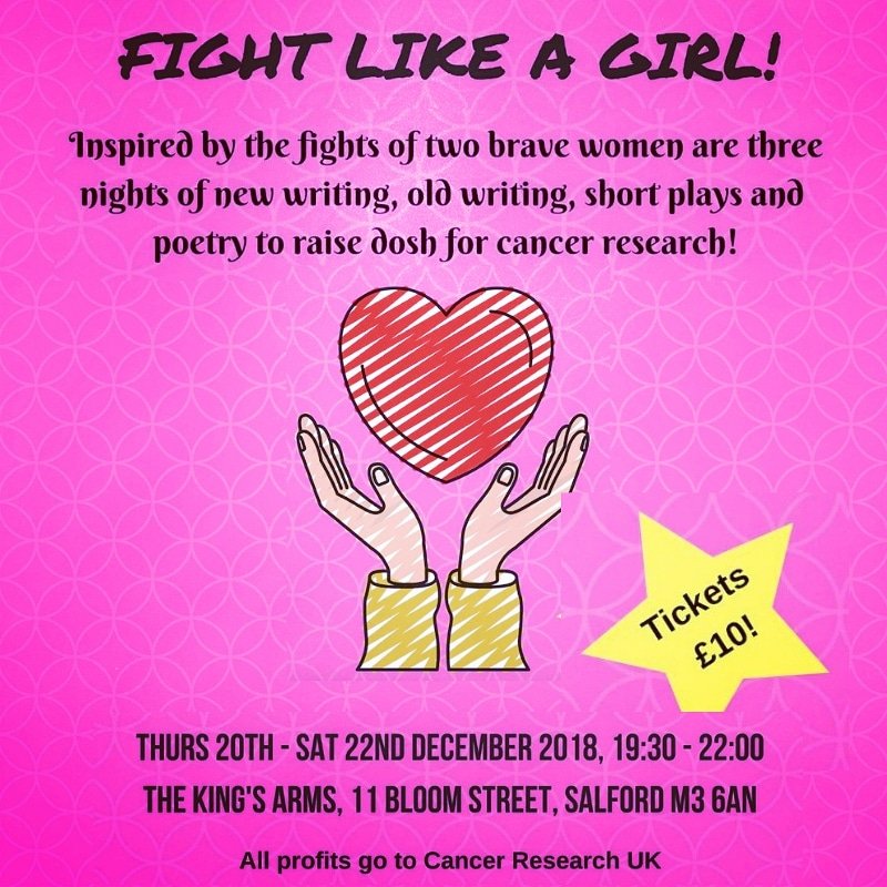 AileenBarratt's tweet image. Had a blast at #FightLikeAGirl last night, v pleased to be part of it! Some piss-yourself-funny moments and tender ones too. It&apos;s a fab evening and was PACKED - looks like it will be tonight too so book for Saturday and get pissed with me in the bar after! #offeryoucantrefuse