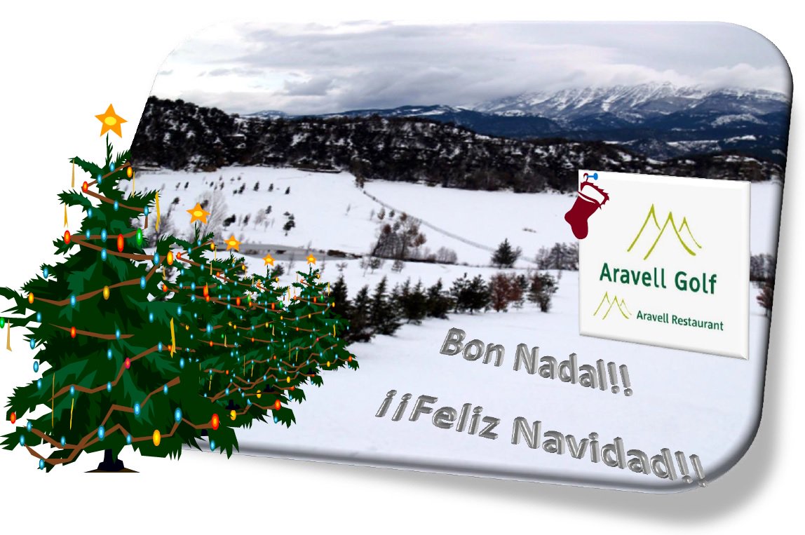 Todo el Personal de @AravellGolfClub quiere desearos a todos una Feliz Navidad!!! 🎄🎄