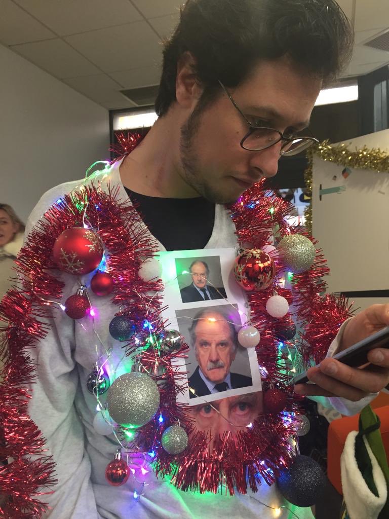 villageCAav's tweet photo. ❄️ Concours pull de noël au @villageCAav ! Et le grand gagnant est.. @4ntoin3 pour son pull avec Noel qui approche ! 😂☃️ https://t.co/KlUMJu5B4r
