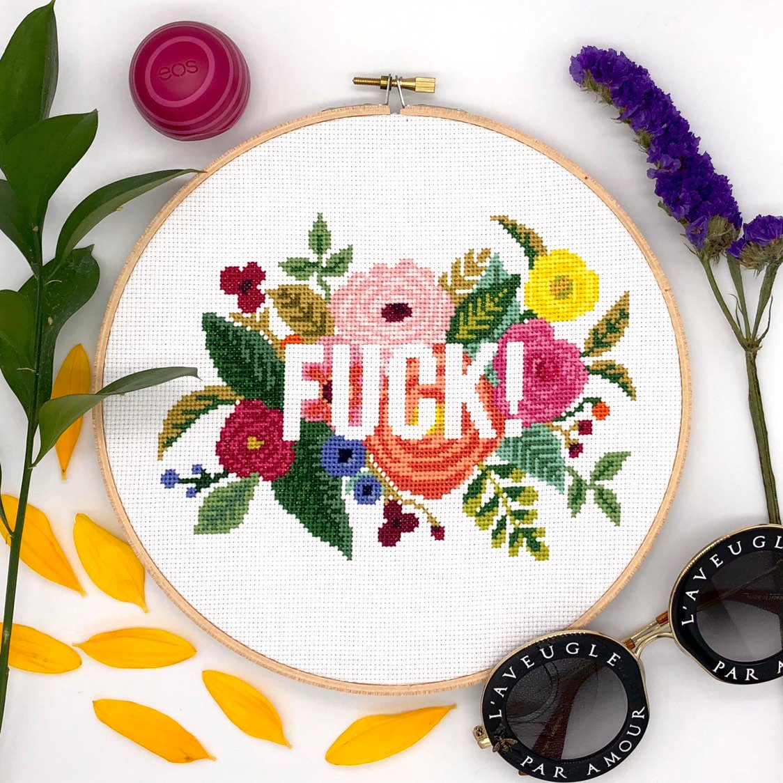 Excited to share the latest addition to my #etsy shop etsy.me/2T10SEw #crossstitch #crossstitchpattern #flowercrossstitch #moderncrossstitch #funnycrossstitch #fuckitcrossstitch #subversivecrosstitch #xstitch #вышивкакрестом