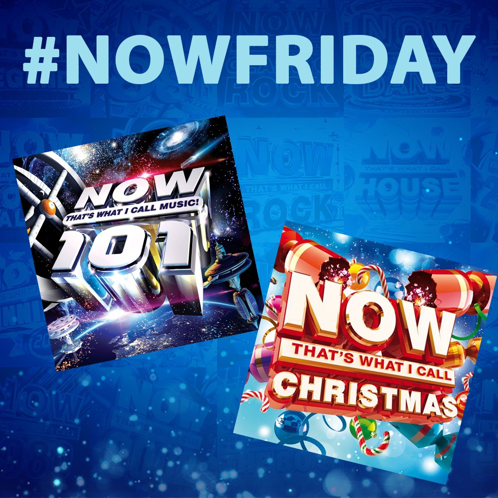 It's #NOWFriday! 

For your chance to win a copy of NOW 101 &amp; NOW Christmas simply RT &amp; Follow! #win #competition 🤑🎁 T&amp;C's: nowmusic.com/twitter-terms 

NOW.lnk.to/101NF