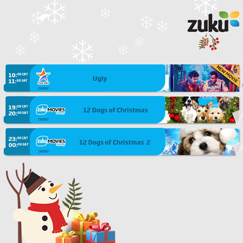 Zuku Movies Family Christmas Movie Week 21st- 26th December 2018