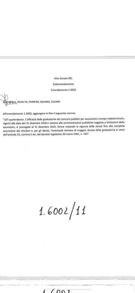 minimic10's tweet photo. Si nel maxi emendamento la #ProrogaGraduatorieTutte come atto di giustizia e merito nei confronti di migliaia di persone che hanno superato un concorso e per pochi decimi di punteggio non è risultato vincitore @matteosalvinimi @LegaSenato @MFantinati @luigidimaio @GiuseppeConteIT https://t.co/ICGNl8lRkZ