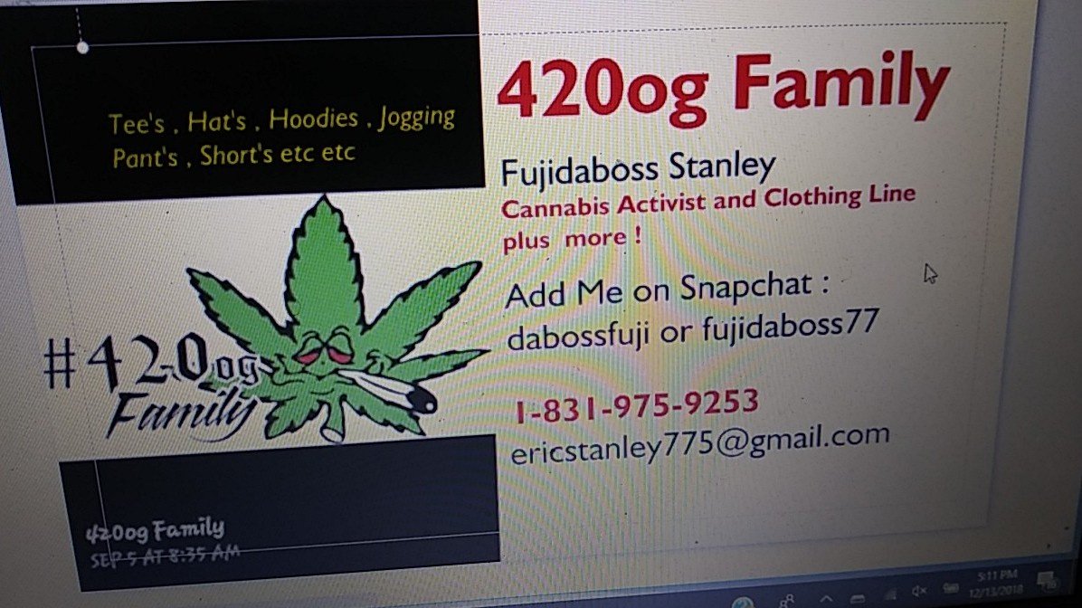 DabossFuji's tweet photo. Hit me up 4 that kool gear 
#420ogFamily4Life
✌😎💨 https://t.co/92LuidYPUt