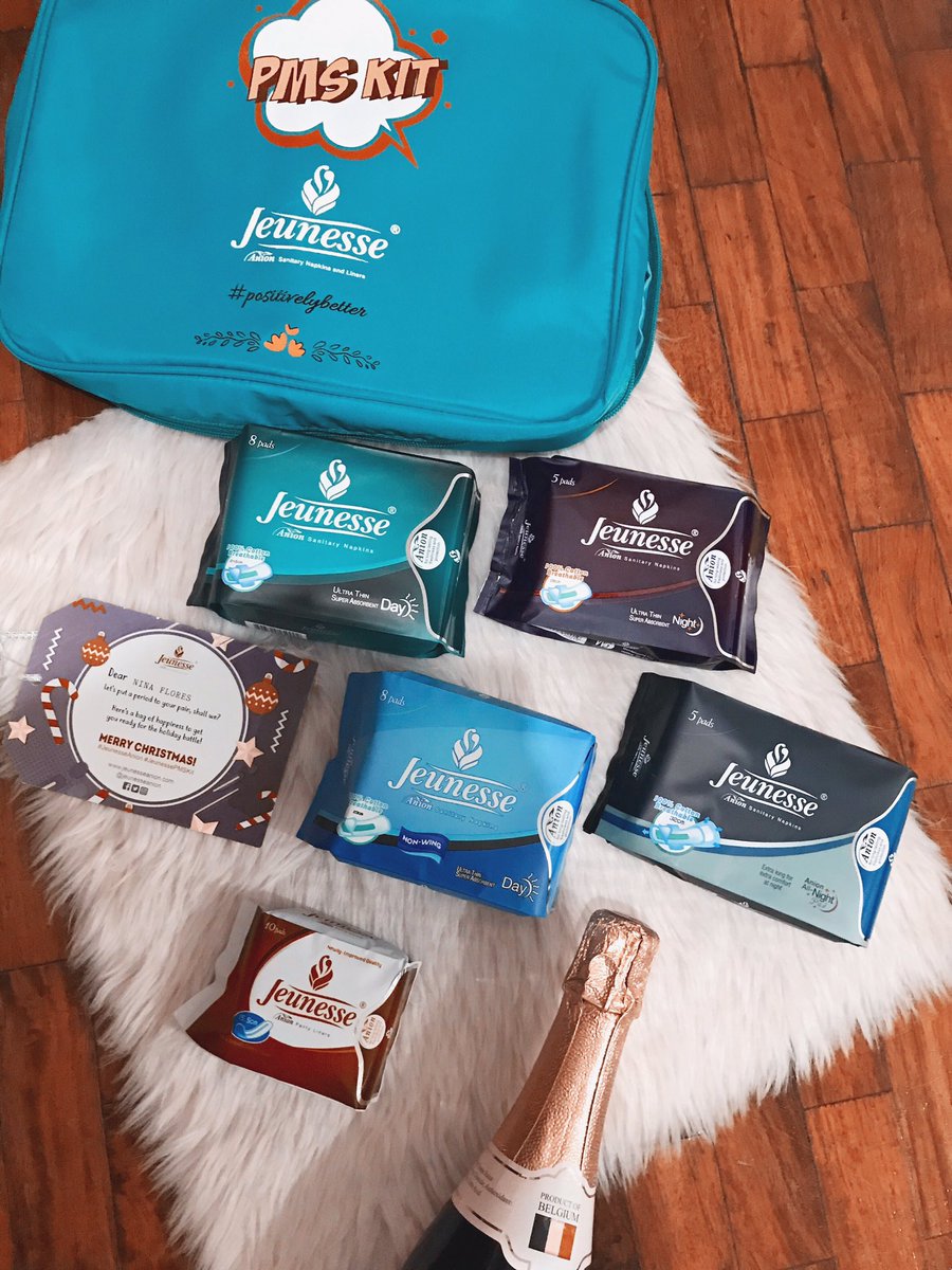 Ninacamilleee's tweet photo. Something came in my mail today! Thank you for these essentials. Making your bloody days comfortable. Stay fresh and #PositivelyBetter with Jeunesse Anion @JeunesseAnion 💖 https://t.co/IpaJZys7Nh