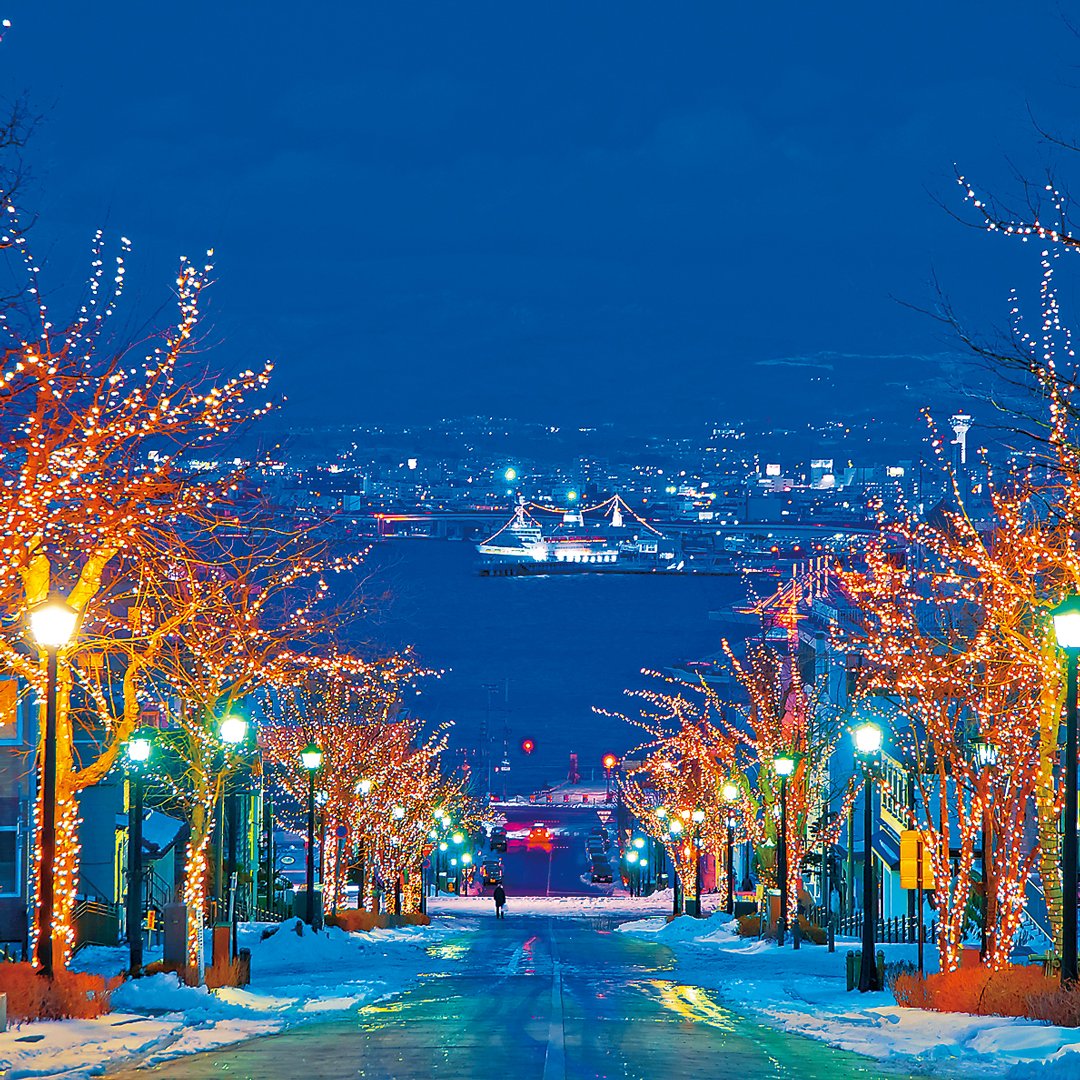 Color カラープラス Pa Twitter 函館の幻想的なイルミネーション 今月から２月中旬まで行われている はこだてイルミネーション は 函館を代表する八幡坂や二十間坂など 街がロマンティックなイルミネーションで彩られます Instagramにも投稿中