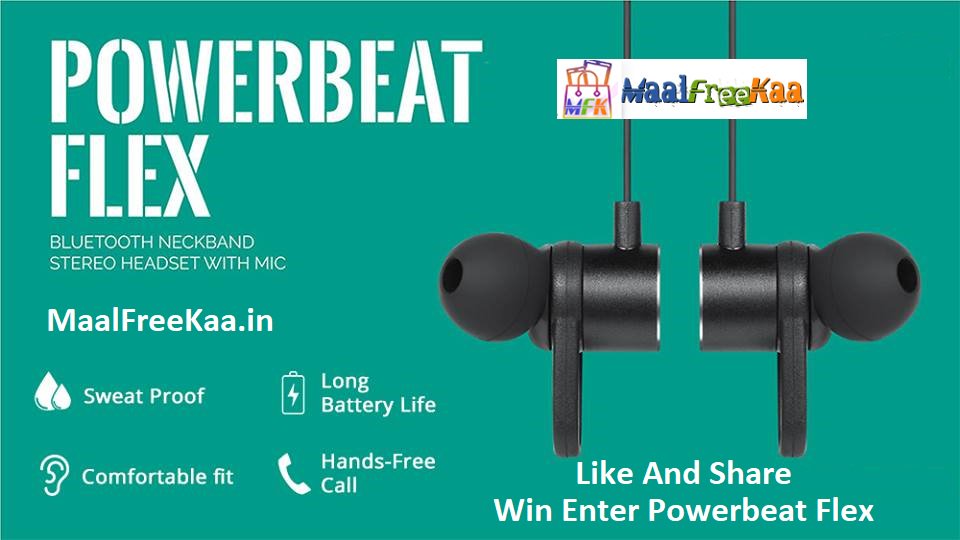 MaalFreeKaa's tweet photo. #LIKEAndSHARE #Contest to Win #EnterGo - #PowerBeatFlex Earphone.

Play Here #MaalFreeKaa #ContestAlert #freegift #Prizes
https://t.co/phyK5BOzca https://t.co/3OsJbt2pgI
