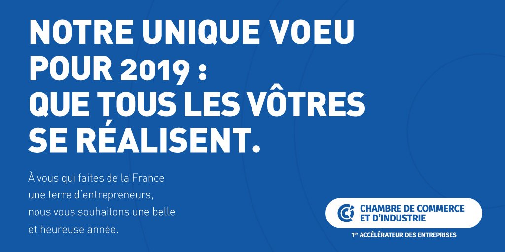 CCIBdxGironde's tweet photo. [#Voeux2019] la #CCIBordeauxGironde vous présente ses #MeilleursVoeux 
Comme chaque année, il est temps de prendre des bonnes résolutions 
✅Booster son entreprise
✅Digitaliser son entreprise
✅Reprendre une formation 
Contactez dès maintenant votre #CCI https://t.co/RtMCN7rYZJ https://t.co/Ka2lHtKc1A