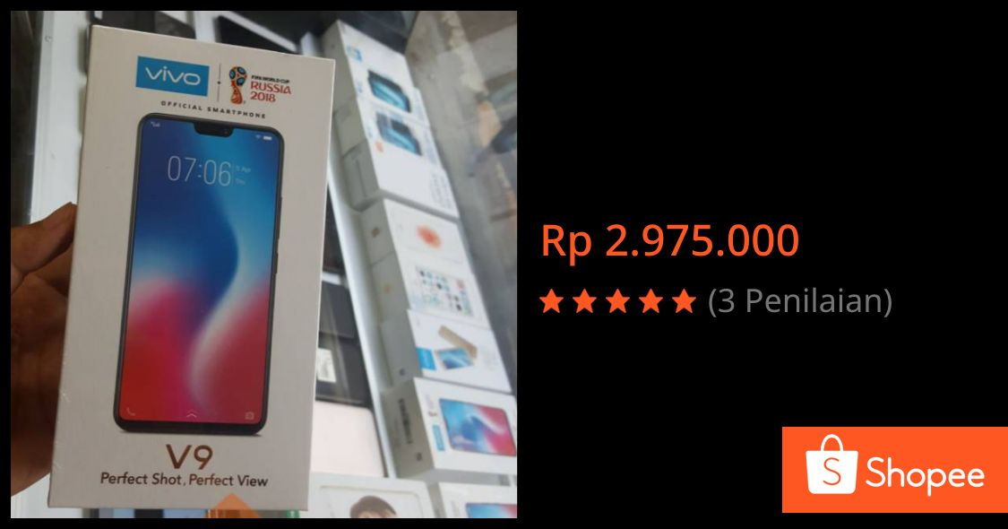 Promo hanya via shoope

Saya menjual Vivo V9 Gold / Black Original garansi resmi Vivo Segel BNIB seharga Rp2.975.000. Dapatkan produk ini hanya di Shopee! shopee.co.id/akhmad_aji/160… #ShopeeID