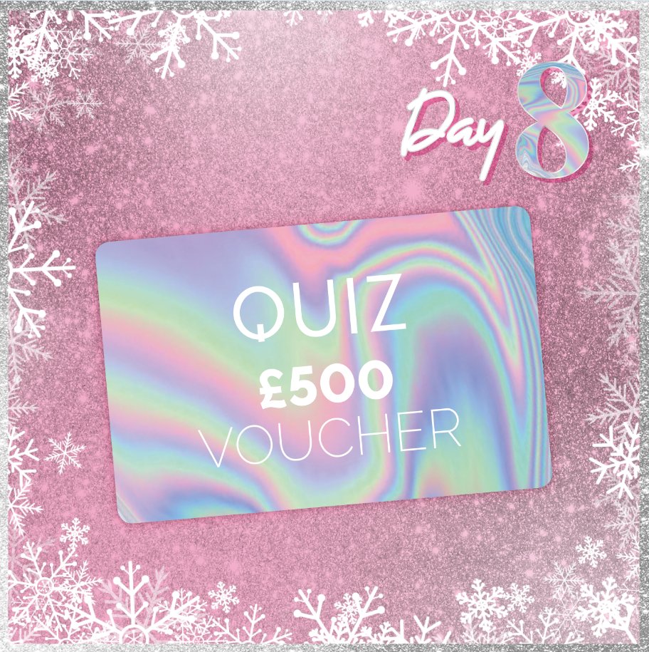 quizclothing's tweet image. On the eighth day of QUIZMAS... #WIN a £500 voucher to spend at QUIZ 💖💸

All you gotta do is...
👑 RT this post
👑 Follow @quizclothing 

Good luck QUEENS ✨