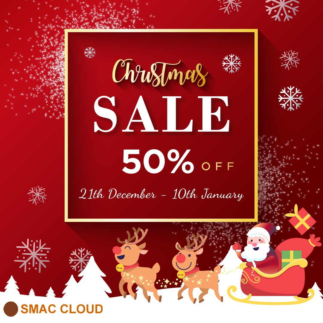 SMACCloud's tweet photo. Celebrate Your #Christmas with #SMACCloud.
Flat 50% off on @SMACCloud

Visit https://t.co/z3GuNmMeTj

#cloudstorage #DataSecurity #Blockchain #DataTransfer #PhonetoPC #FileTransferApp #christmasoffer #christmas #offers #Christmas2018 #festiveseason #xmas #ChristmasLights #Germany https://t.co/fHS4yYRvY7