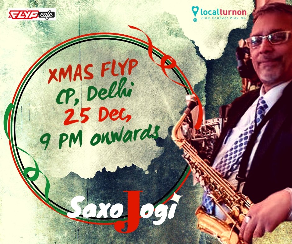 localturnon's tweet photo. #Jingle all the way #SAXOJOGI's #saxophone dis #XMAS @ #FLYPCafe #Delhi for its gona be a merry 25 Dec nite in #Delhi & #Localturnon says there's going to be plenty of good cheer going @ #FLYP through d day
#Best of #music #bands #musicians brought to you by #localturnon N #Flyp https://t.co/N0JOYzzgx9