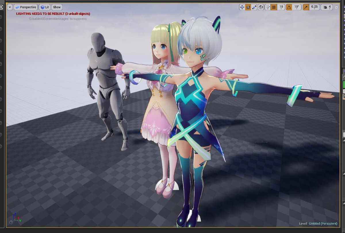はるべえ Haru Ue4にvroidhubのvrmインポートできた 一安心 Sdkは 提供いただけないでしょうか 具体的なアプリやサービスじゃないとダメかな Vrm Ue4 Vroidhub