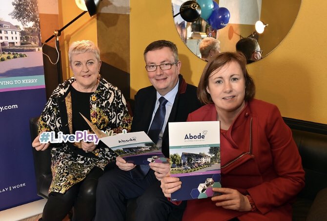 AbodeKillarney's tweet photo. Thanks to all our guests joined us &amp; our panelists @propertybasecam @RedChairTeam with Derek &amp; Michelle from Abode #coliving #killarney https://t.co/8hKkyZdvw4