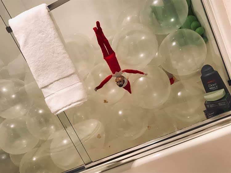Day 21: Good, clean, fun! <a href="/Dove/">Dove</a> #SplishSplash #SudsUp #SoapBubbles
#Trixie2018 #elfontheshelf