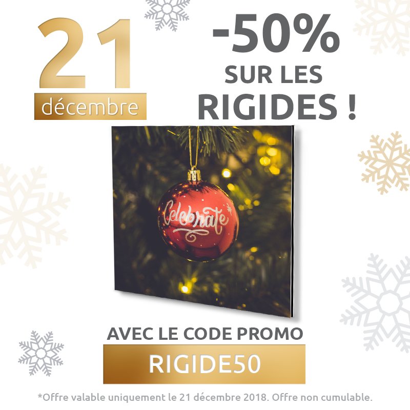 COMOPRINT's tweet image. Aujourd&apos;hui venez vitre profiter de notre offre de folie sur les rigides grâce au code promo RIGIDE50 ! À tout de suite sur comoprint.com ! 🎁
.
#impressionfacileenligne #impression #imprimerie #print #calendrier #avent #noël #offre #promo #promotion #code #remise