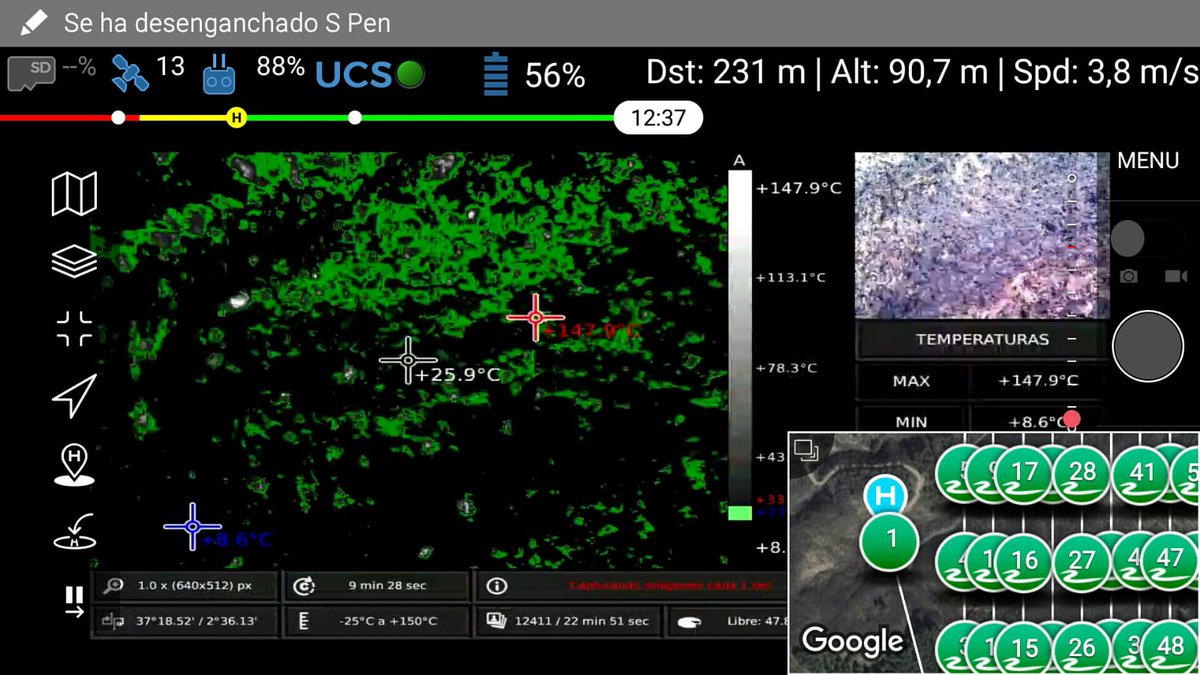 DronesUAL's tweet photo. Los objetivos de estos vuelos son la estimación del fitovolumen, control de la revegetación natural mediante índices de vegetación, cálculo de intensidad de quema mediante clasificación por redes neuronales y el estudio de la erosión post-incendio https://t.co/Zr1ttjAC4A