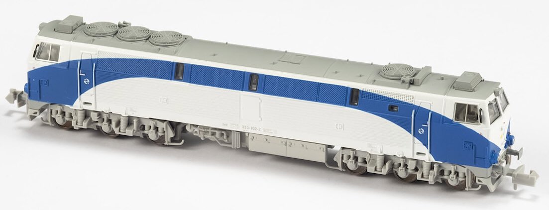 Mftrain_N's tweet photo. ¡¡¡YA A LA VENTA!!!#renfe #escalan, Locomotora 333-102 Grandes Líneas.
#MFTrain N13307
https://t.co/phB0dIxAvj info@mftrain.com
#mftrain_modelismoferroviario #nscale #spurn #ferromodelismo #railways_of_our_world #tren #treno #modellbahn #scalen #train https://t.co/gMNAY95Yao