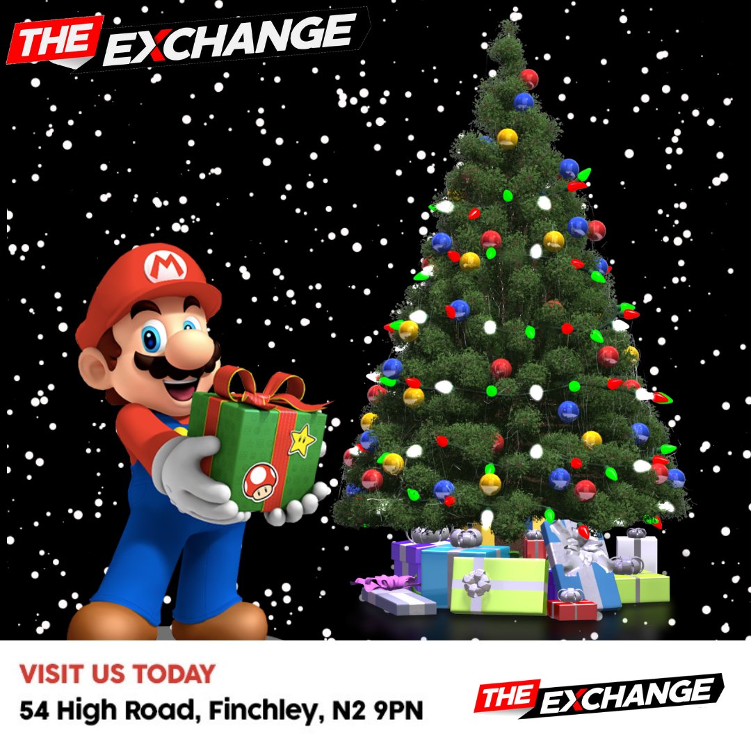 theexchangeuk1's tweet photo. Only 4 days left until #Christmas! 🎅🏻❄️ 🎁🎄 Get your last minute presents at The Exchange UK - we're open all weekend and on Xmas eve!

Find us located at 54 High Rd, East Finchley 📍
#EastFinchley #WhereTheChoiceIsYours #GameShop https://t.co/PdqW6DLx7B