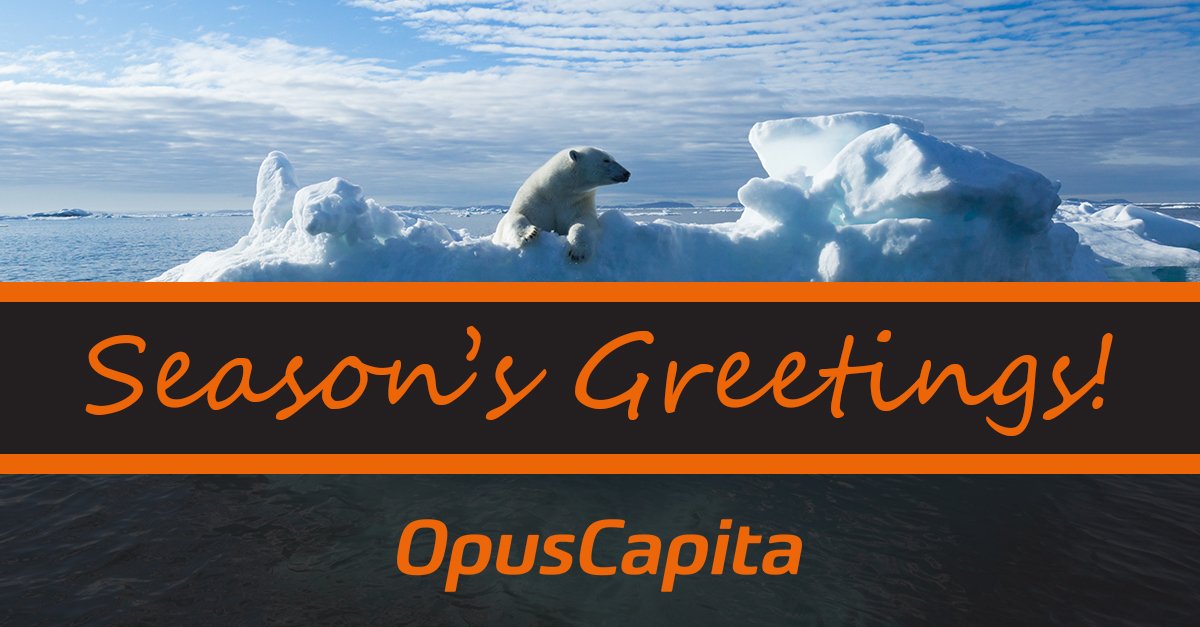 Happy Holidays from all of us at OpusCapita!
In the season’s spirit of giving, we are donating to WWF to support them in their work against climate change. 
We wish you happiness and success in 2019!
hubs.ly/H0f-p1Y0