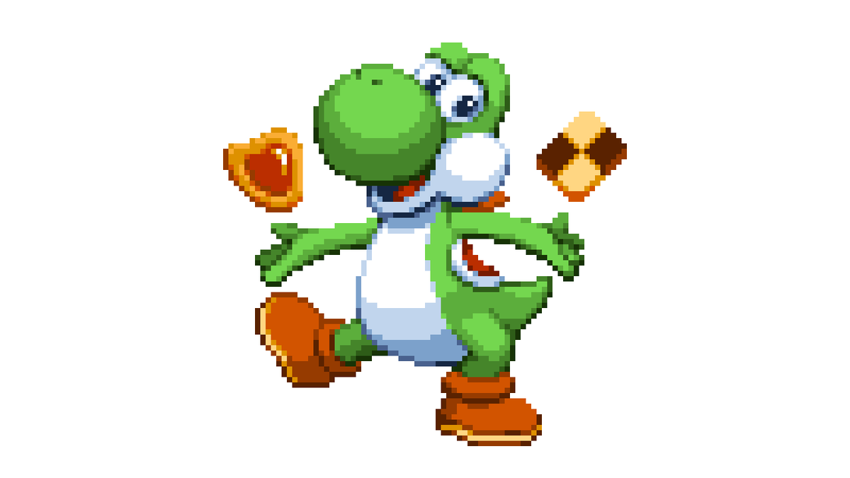 フラッグさん Na Twitteru ファミコン ヨッシーのクッキー Nes Yoshi S Cookie Nintendo ドット絵 Pixelart