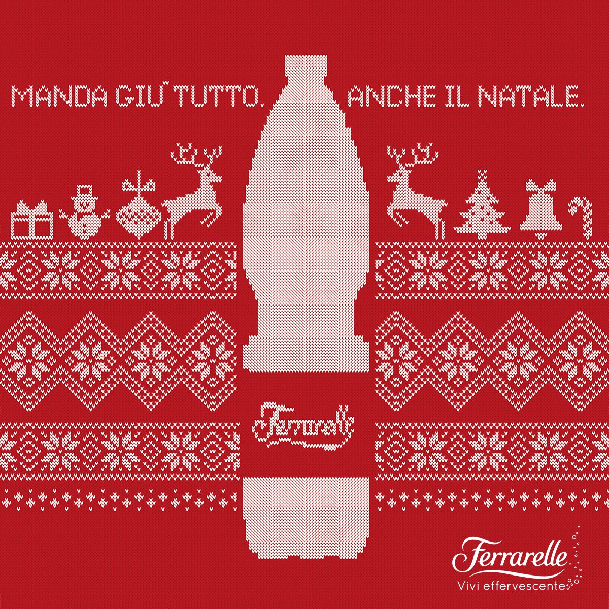 FerrarelleIT's tweet photo. E dopo il salmone della zia, le lasagne della nonna, gli struffoli della cugina e la poesia della nipotina, avremo tutti bisogno di qualcuno che ci aiuti a superare il Natale.
E tu cosa devi mandare giù? 🎅😁 https://t.co/fBbV4qlnbp