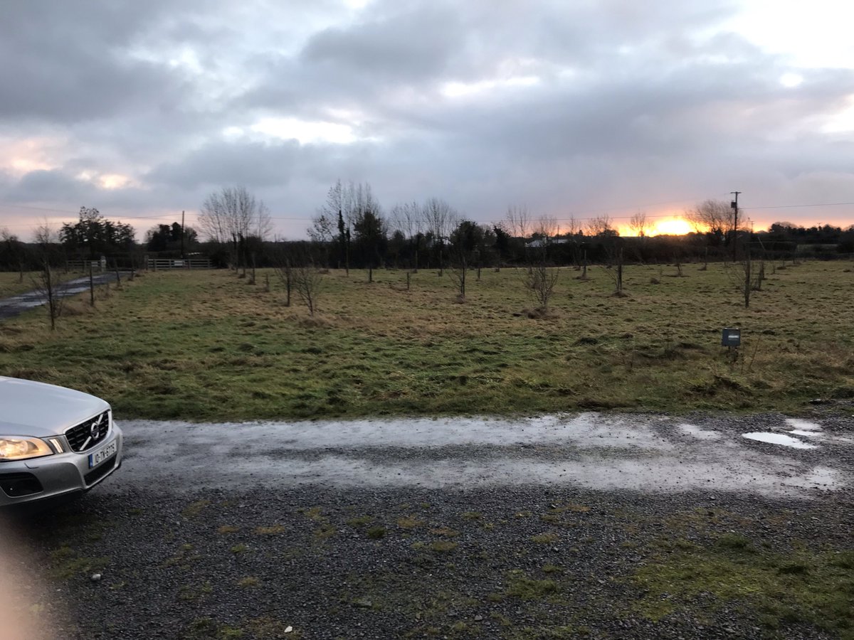 Hard to express how much reaching the Winter Solstice means to you when you’re a grower. The turning point of a long Winter. Cloudy here today at Rocker, but here’s yesterday’s sunrise.#wintersolstice