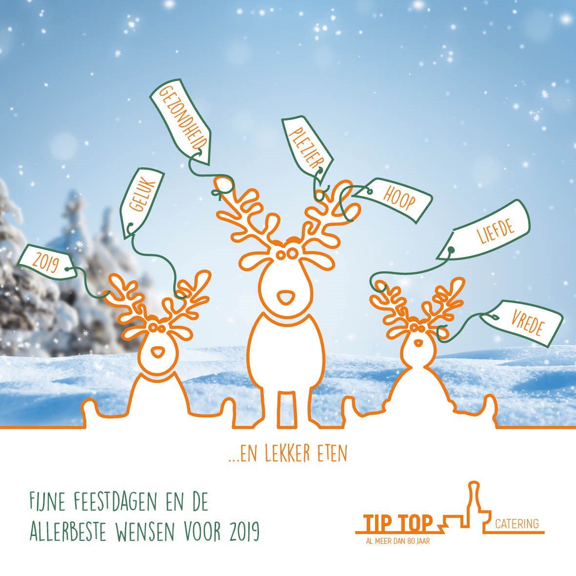 Namens het gehele team van Tip Top Catering: