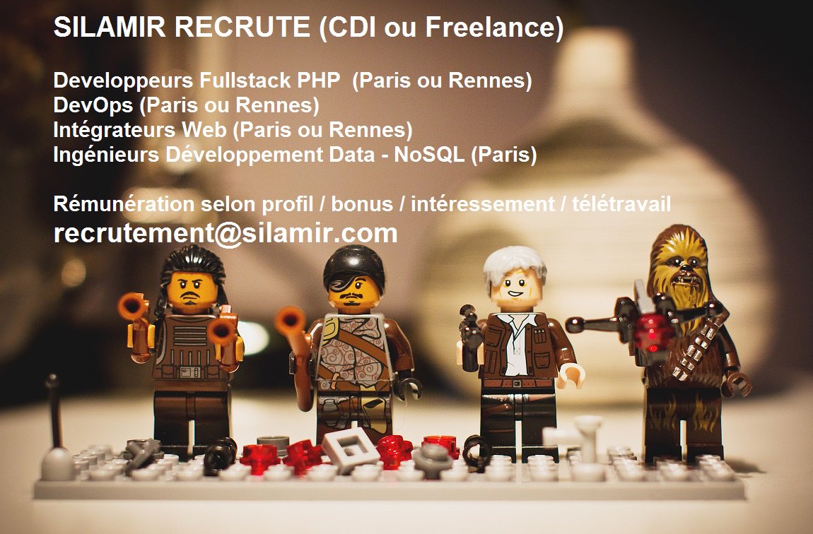 Silamir_'s tweet photo. #Recrutement #DevFullstackPHP #DevOps #IntégrateurWeb #IngénieurDataNoSQL à Paris ou Rennes ! recrutement@silamir.com
Détail des postes : https://t.co/e29wZW2H4F https://t.co/20x50RNmNb
