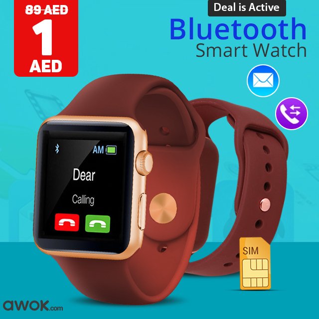 gold spark smart watch price
