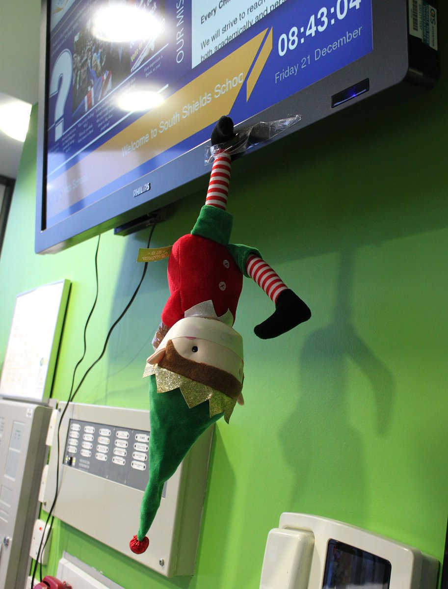 The Christmas Elf learned a very valuable lesson this morning not to hide chocolates from the admin staff. I don’t think he will make that mistake again haha.