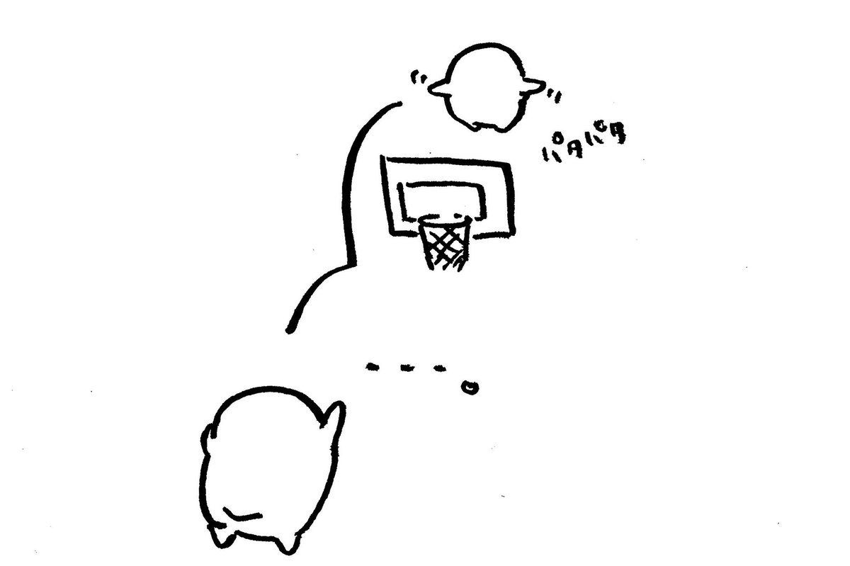 うぱ バスケットとボールと鳥 イラスト バスケットボールの日 なにかのとり T Co Cmf5xhczag Twitter