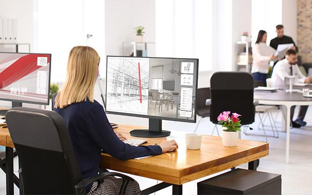 Designed for future-proof office productivity, @NEC_Display_UK new range of 27” desktop #displays protect your eyes whilst you enjoy superb large canvas visualisation. bit.ly/2QJewPR